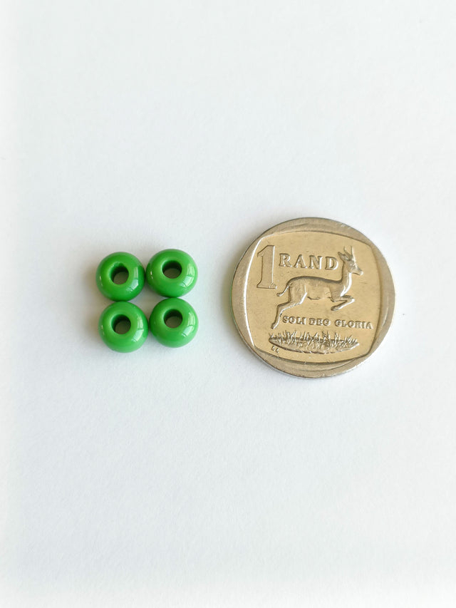 Loose - Seed Glass Beads - Opaque Green - 53250